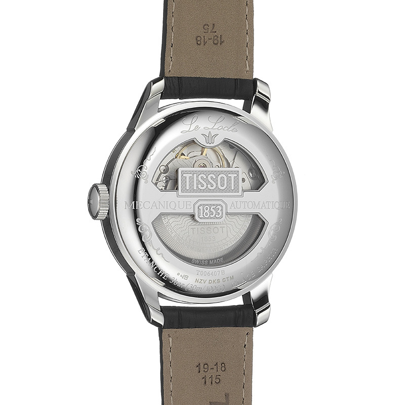 Additional view 4 of Montre Le Locle Powermatic 80 - Noir / Argenté