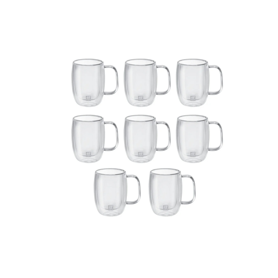 Set de tasses à espresso doubles Sorrento Plus - Paquet de 8
