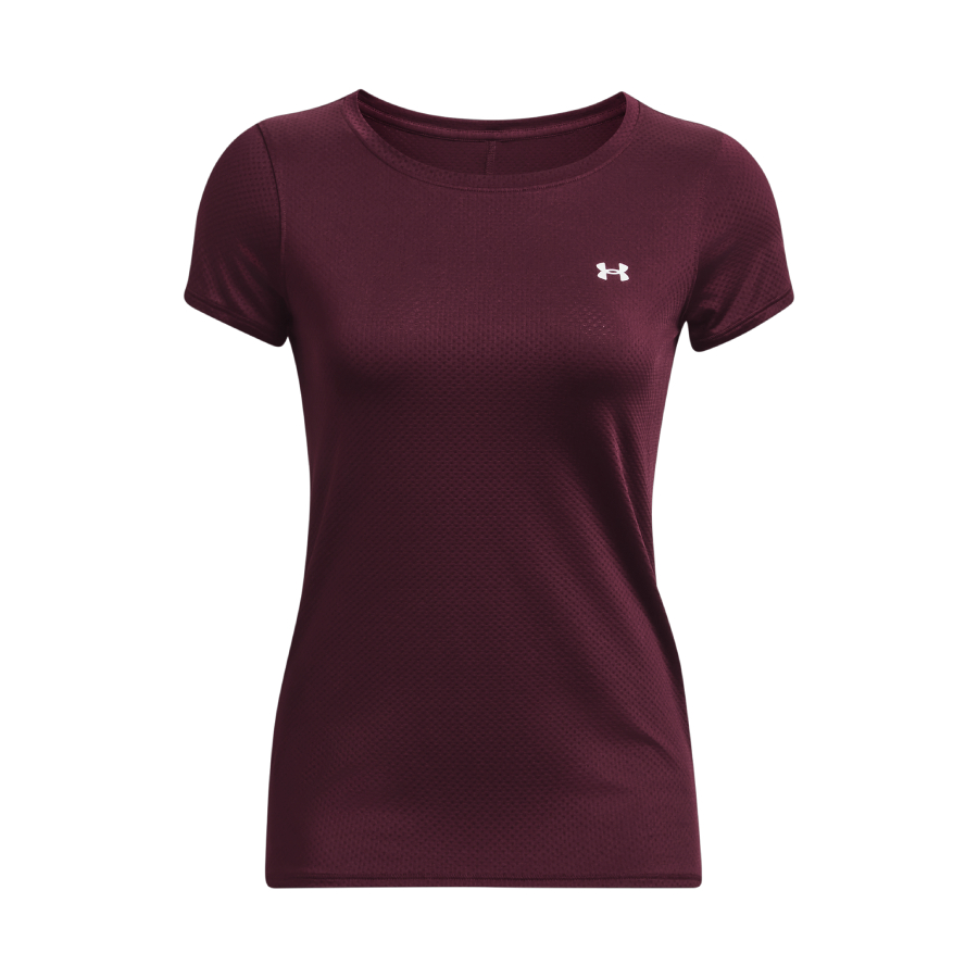 HeatGear Armour Haut à manches courtes - Femmes - Marron foncé - Moyen