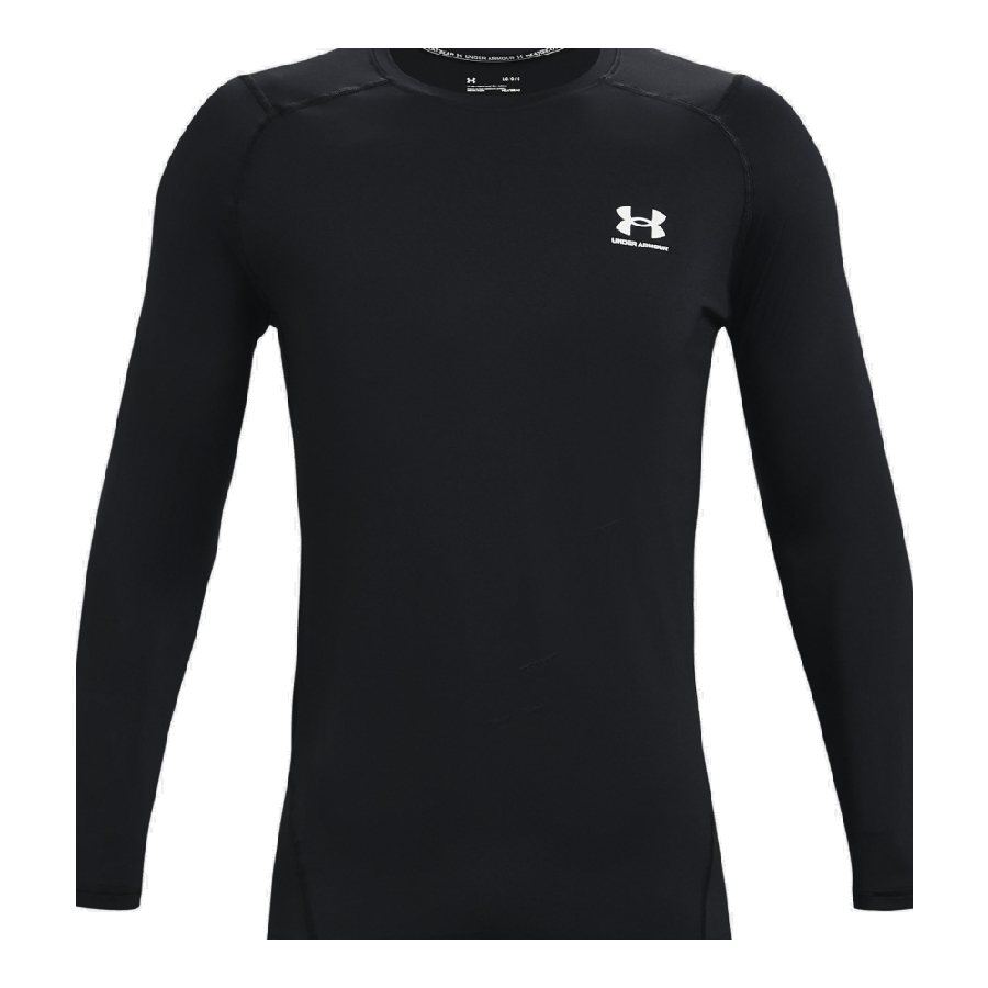 Haut à manches longues ajusté HeatGear Armour - Hommes - Noir - Grand