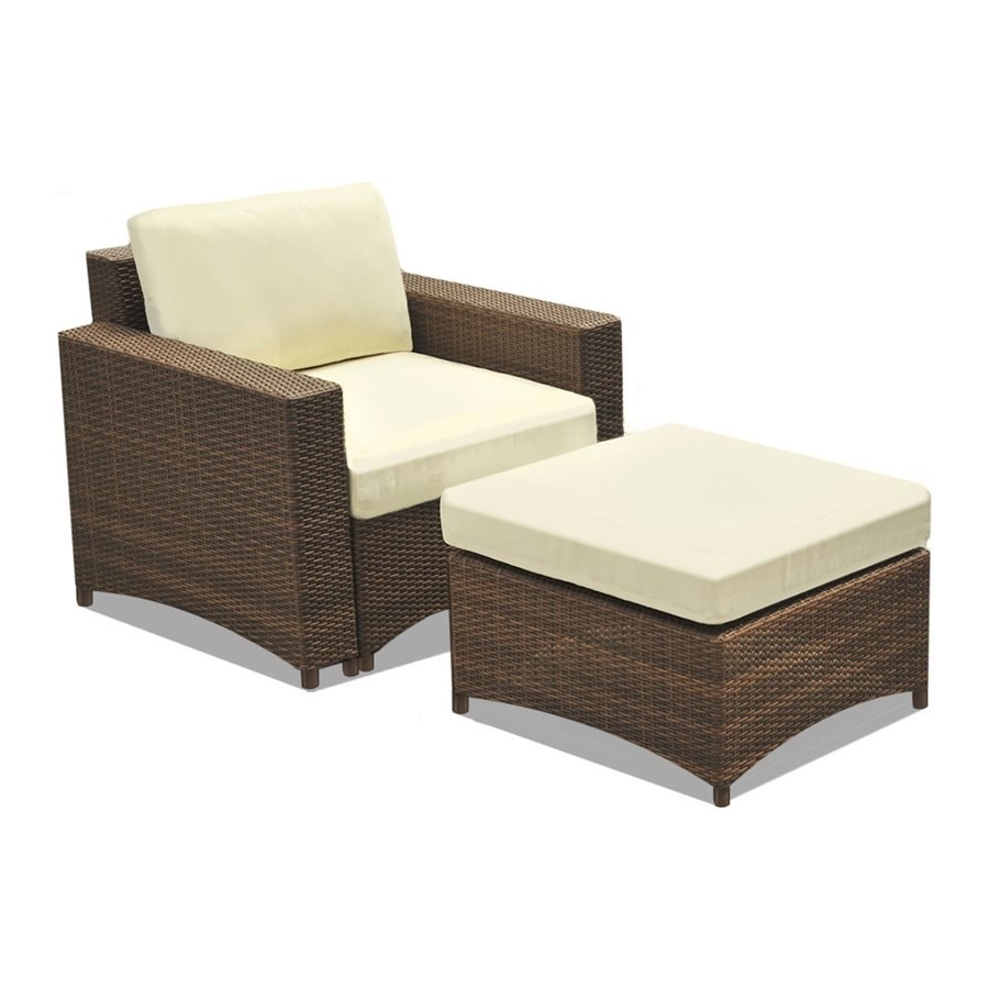 Ensemble modulaire de fauteuils et de repose-pieds de la collection Studio Shine