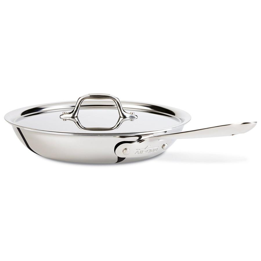 Stainless 10" Fry Pan with Lid