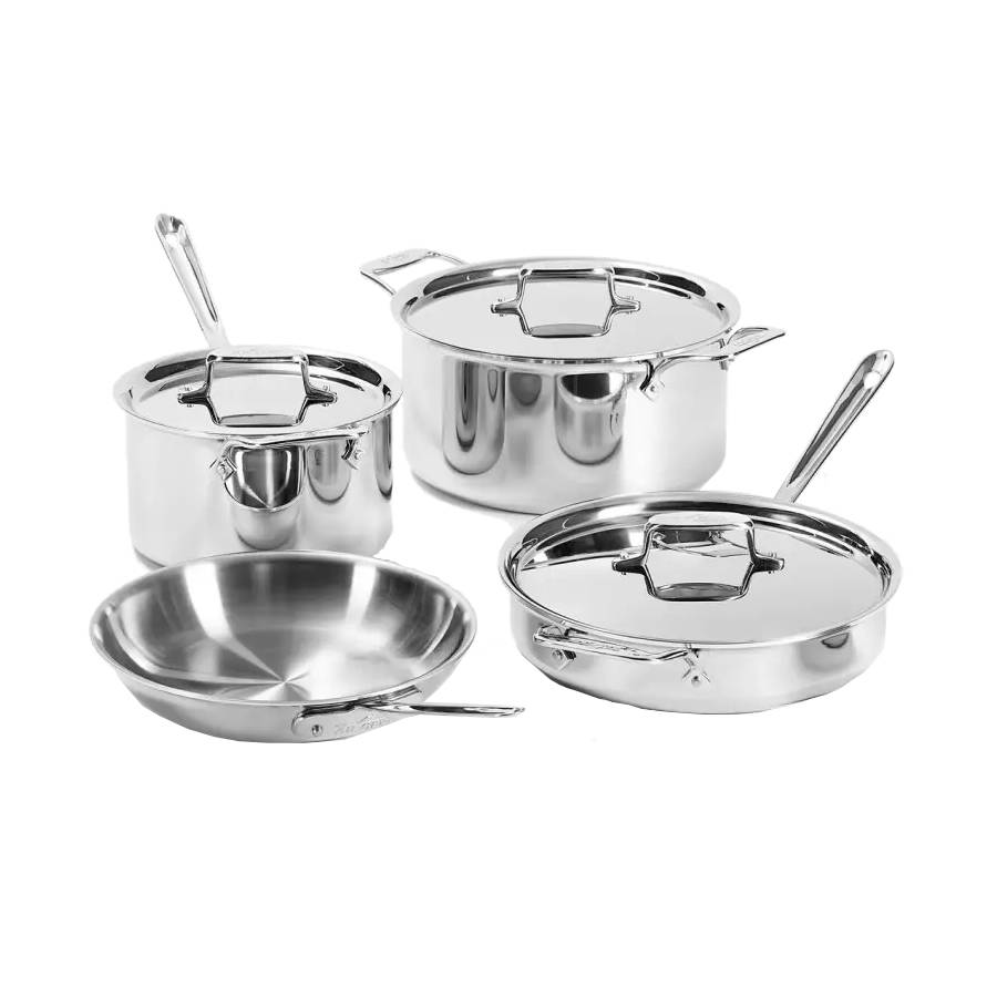 D5 Stainless 5-ply Bonded Cookware Set - 7 piece Set