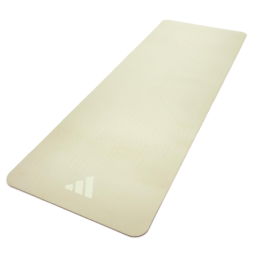 Double Yoga Mat - Grey/Wild pink - Sided - 6mm