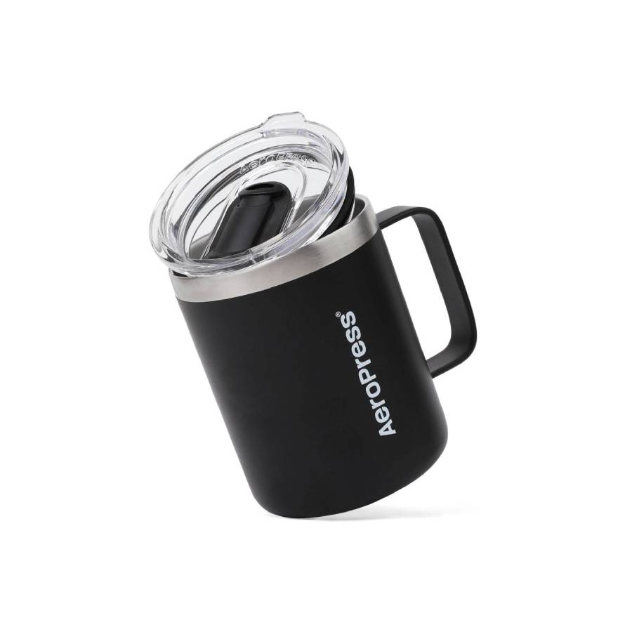 Travel Coffee Mug  - Black - 355ml/12oz