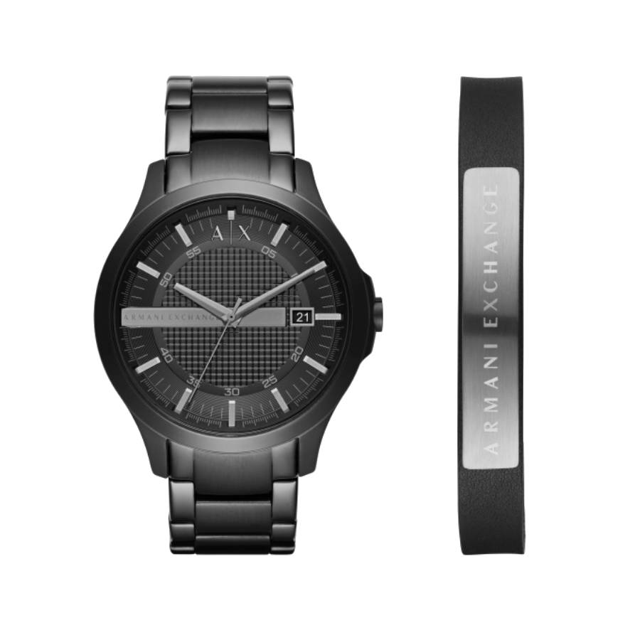 Hampton Black Index Date Dial - Black - 46 mm