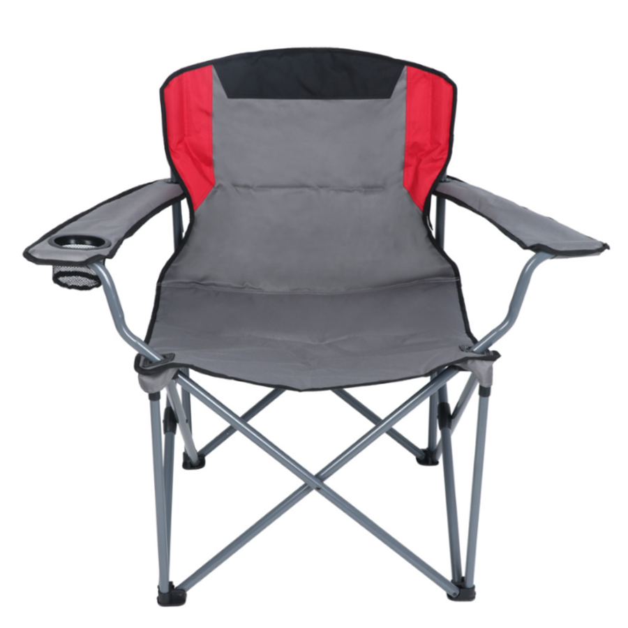 Canadian Shield XXL Camp Chair - Red-Grey
