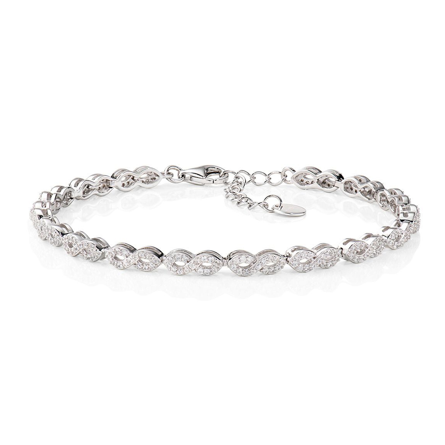 Bracelet chaîne infinie - Femmes - Argent sterling
