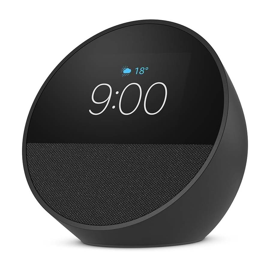Echo Spot Smart Alarm Clock - Black