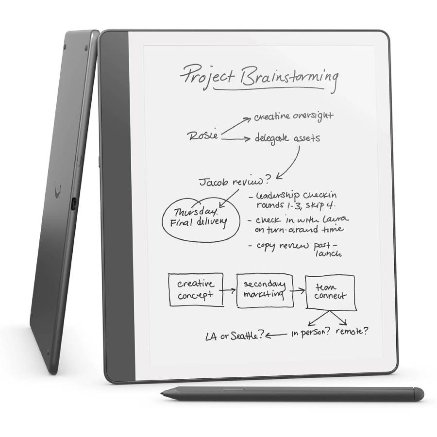 Kindle Scribe Digital Notebook with Premium Pen (1st Generation) - 64 GB - Tungsten