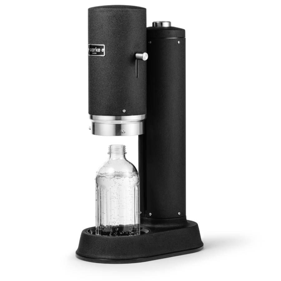 Machine à eau gazeuse avec bouteille en verre Carbonator Pro - Noir mat