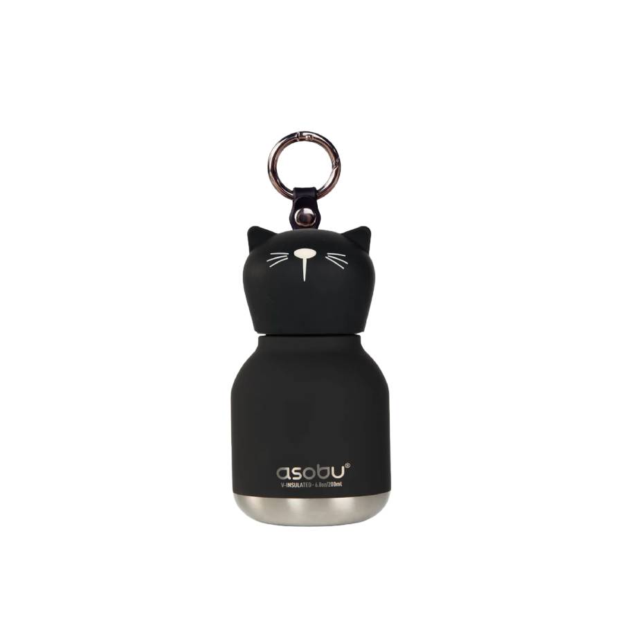 Mini Bestie Animal Bottle - Black Cat - 6.7oz