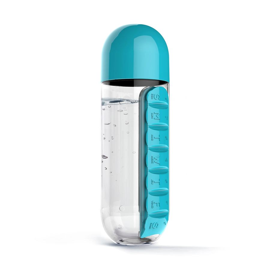 Pill Bottle - Blue