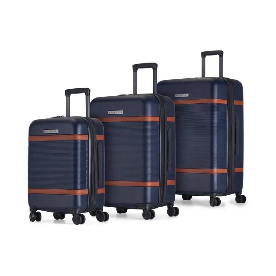 Wellington 3 Piece Luggage Set - Navy