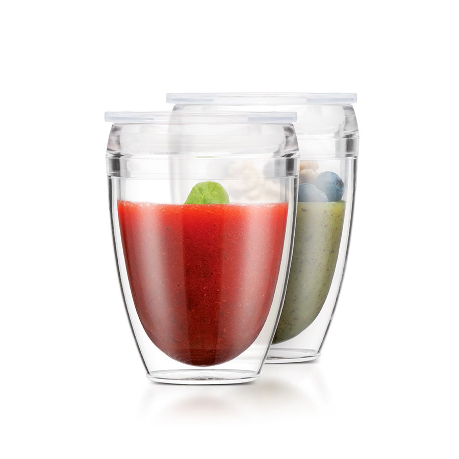 Pavina To Go Set of 2 Double Wall Tumblers