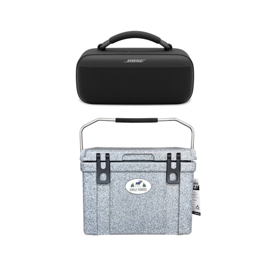 Haut-parleur sans-fil Soundlink Max - Noir avec glacière 25L - pierre de lune