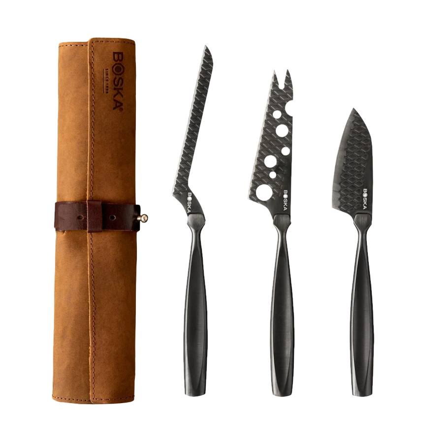 Monaco+ Cheese Knife Set - Black
