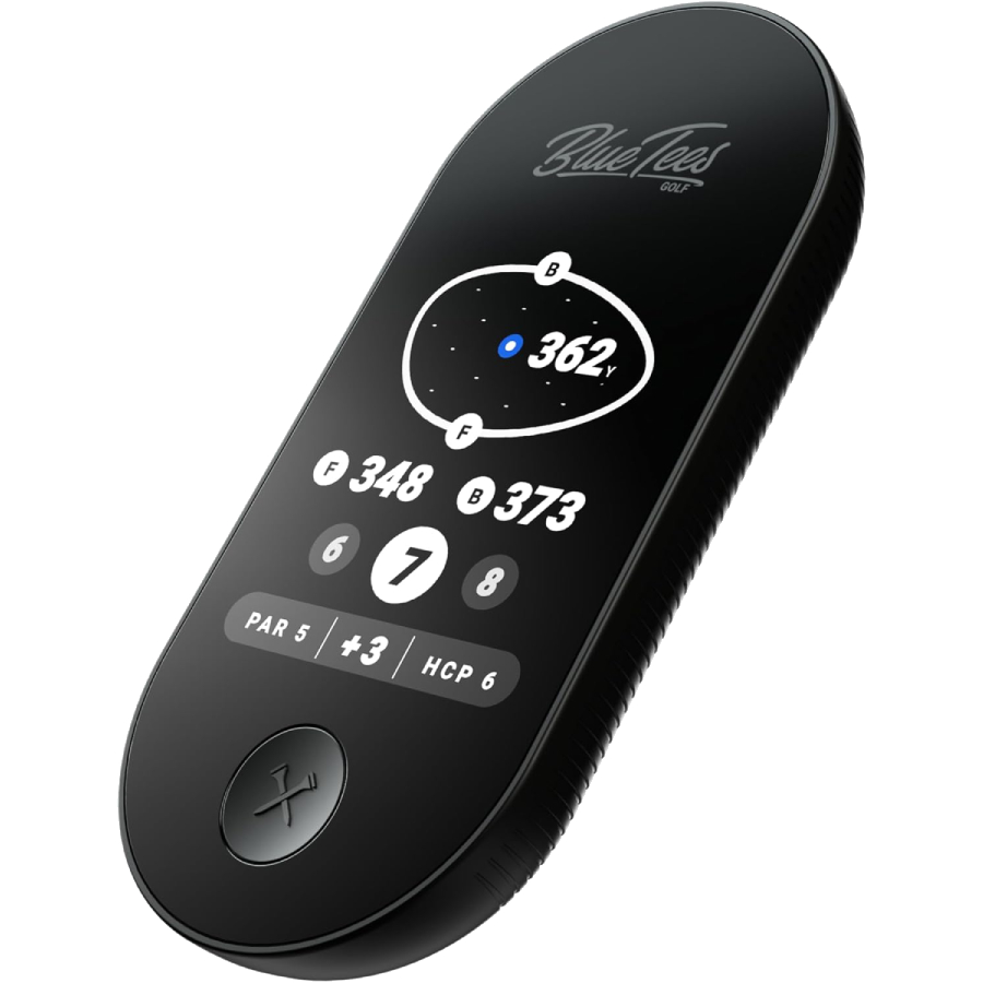 Ringer Handheld, Touch Sceen, Magnetic Golf Range Finder - Black