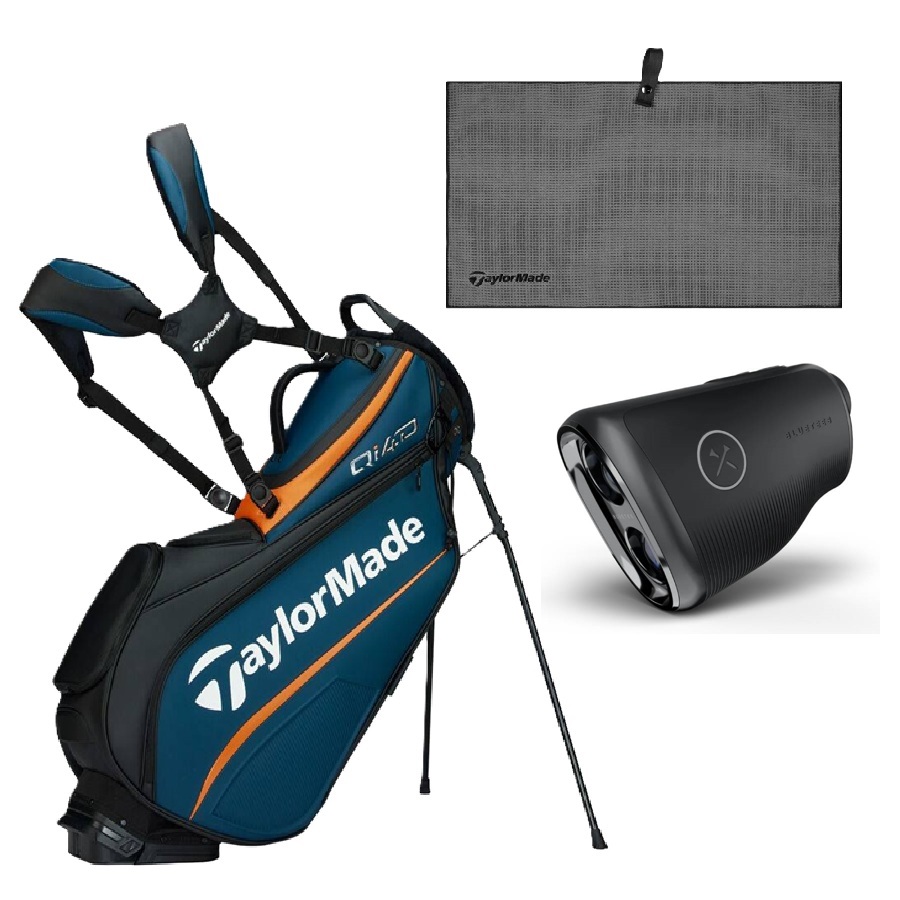 Series 4 Ultra Rangefinder, Qi4D Tour Stand Bag , and Cart Towel Set