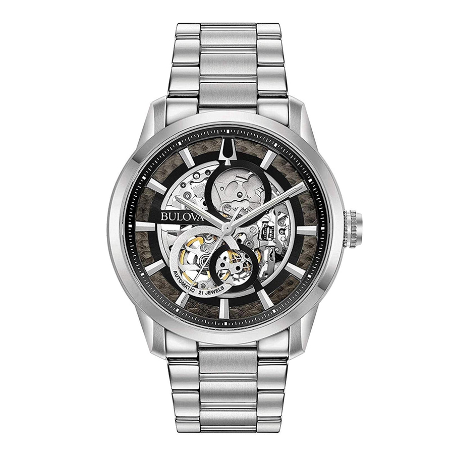 Montre Sutton - Hommes - Noir et acier inoxydable - 43mm