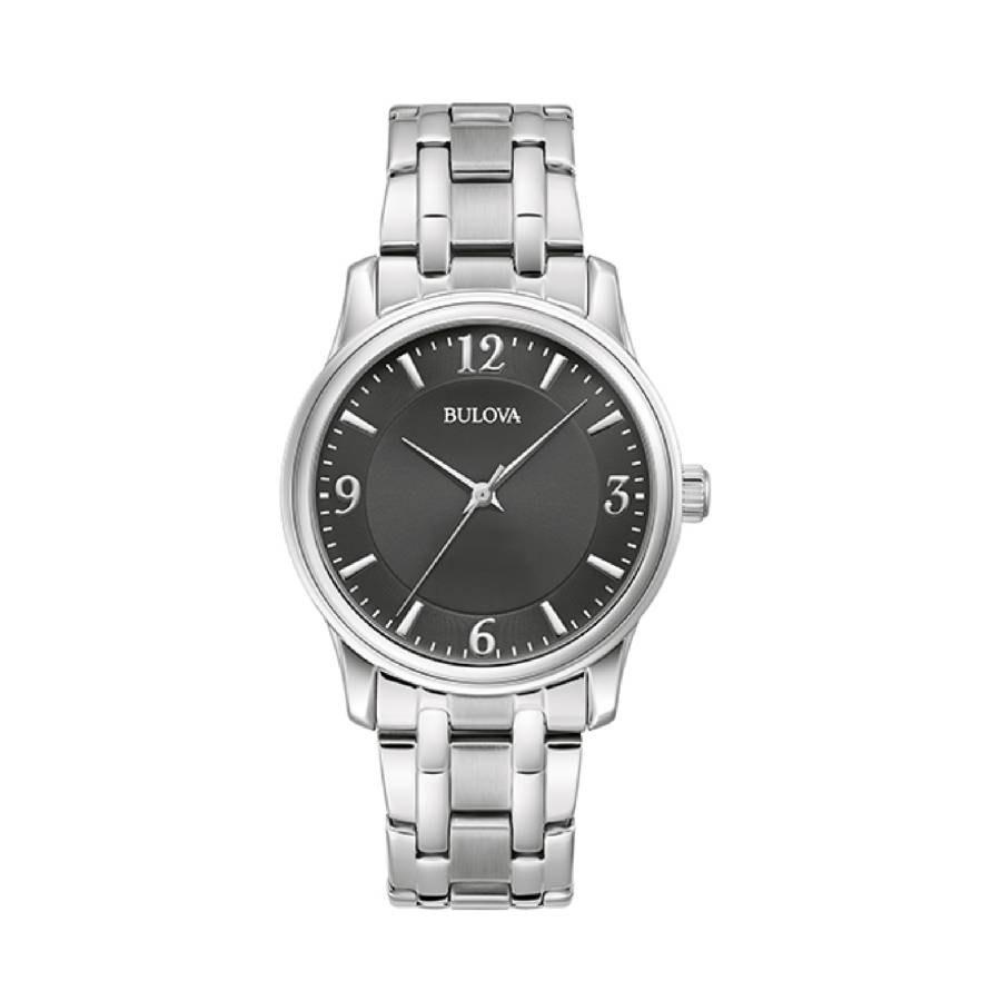 Montre Bracelet à cadran noir de la collection Corporatif - Hommes - Argent