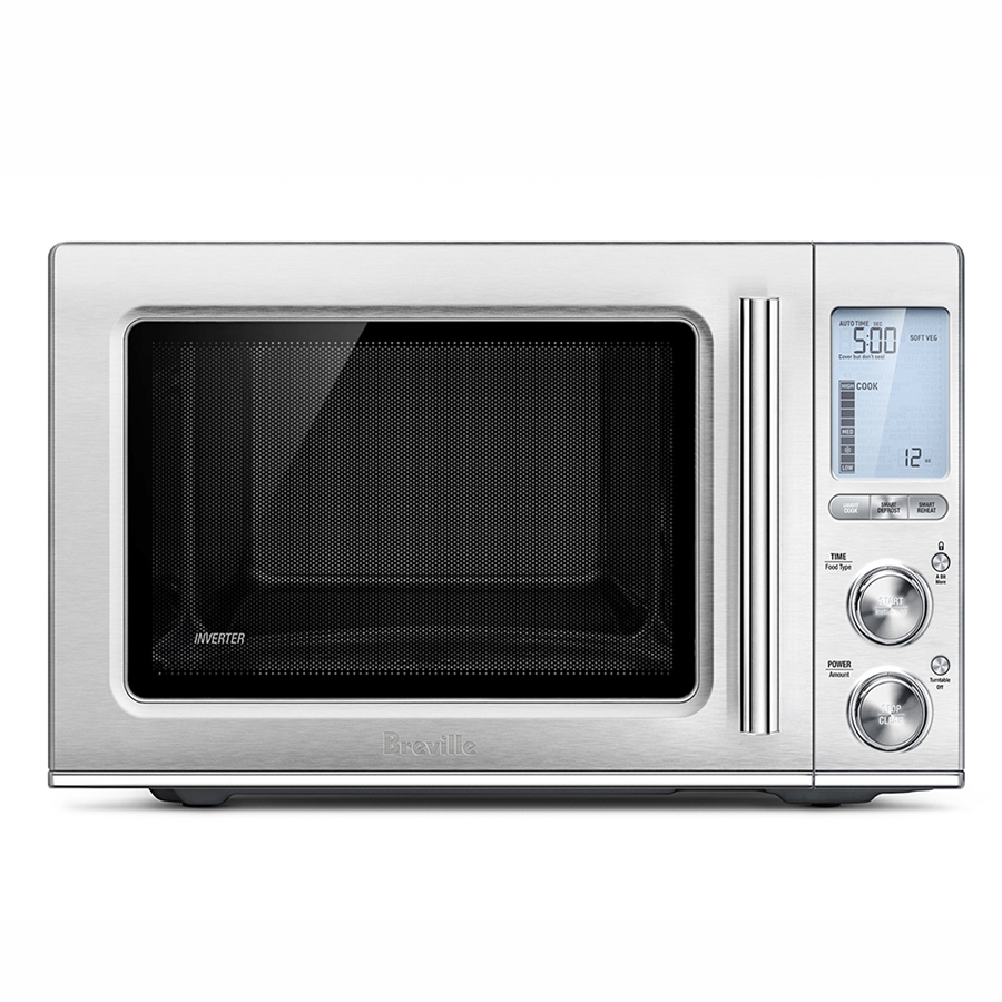 Smooth Wave Countertop Microwave - Brushed Stainless Steel