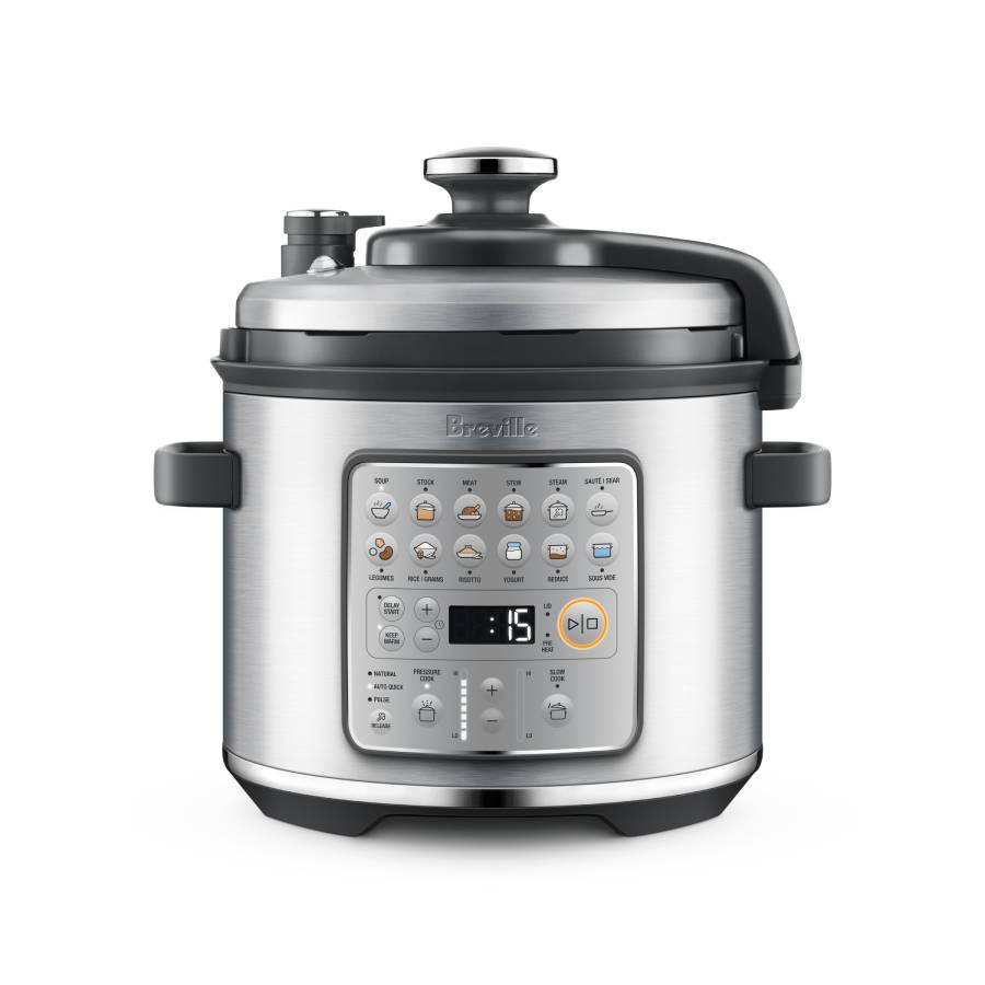 Fast Slow GO 6 QT Multi-Cooker - Brushed Stainless Steel