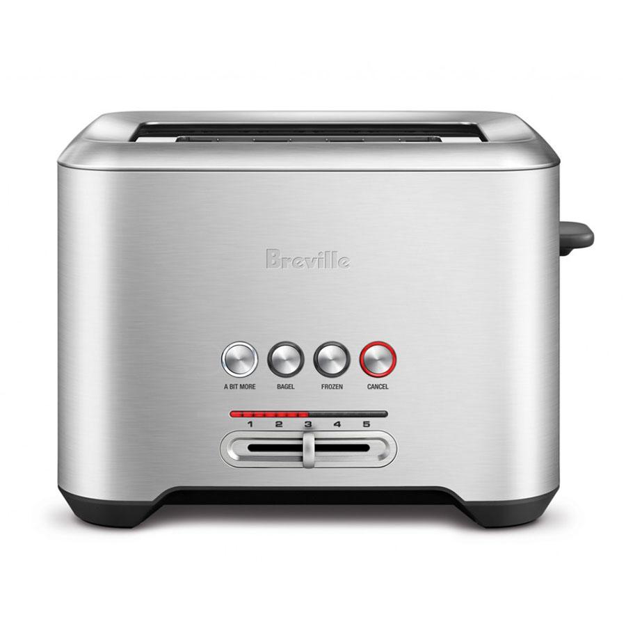 A Bit More 2 Slice Toaster - Brushed Stainless Steel