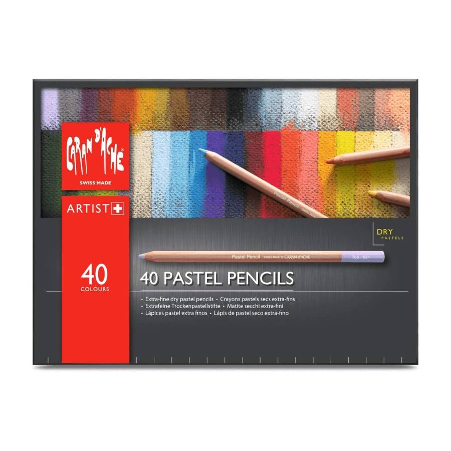 Pastel Pencils - Box of 40 Colours