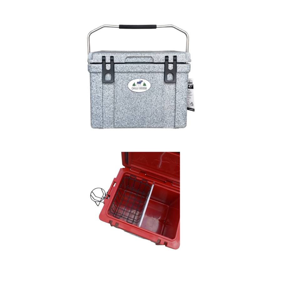 Cooler/Ice Box 25L - Moonstone with 25L Cooler Essentials Kit (Accessories Only)