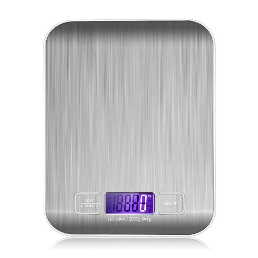 Digital Kitchen Scale - Silver