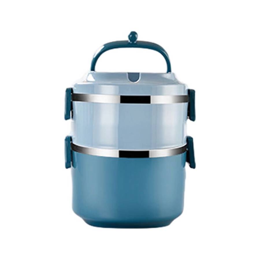 Two-Tier Lunch Box - Blue