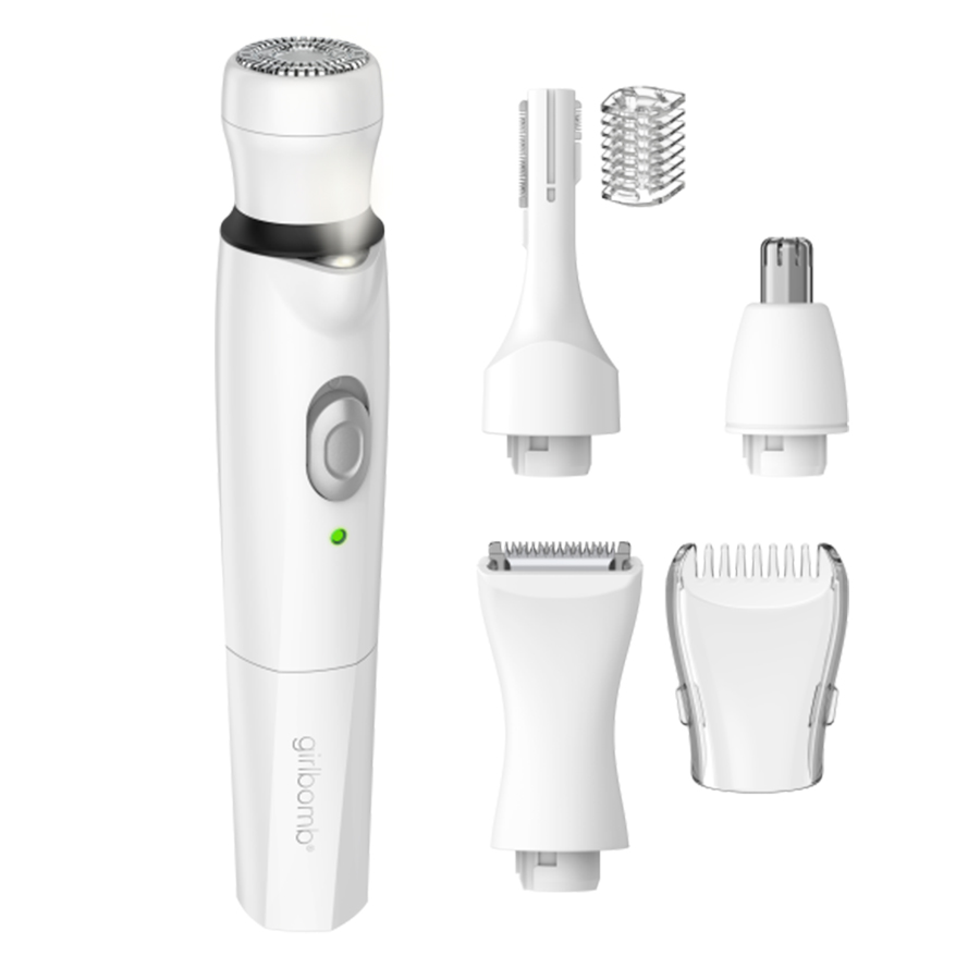 GIRLBOMB All-in-One Face and Body Trimmer and Shaver