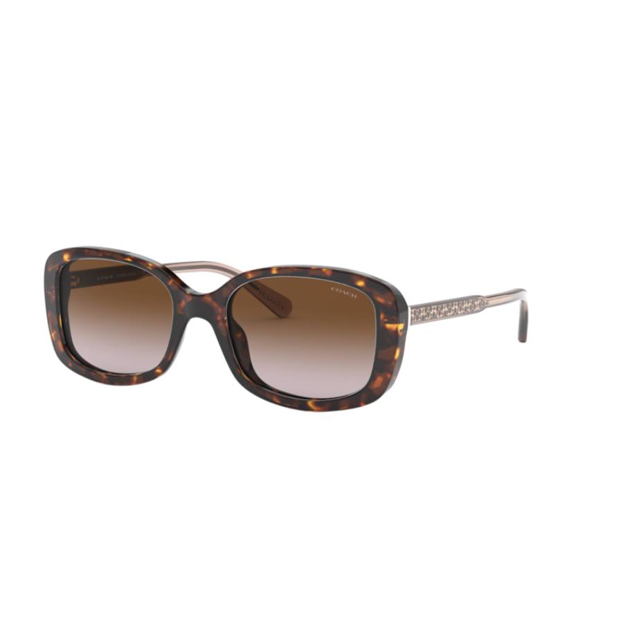 Rectangle Sunglasses - Women - Dark Tortoise