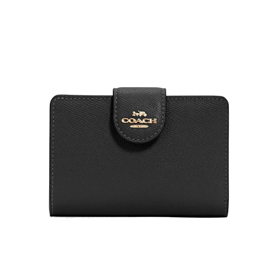 Corner Zip Wallet - Black - Medium