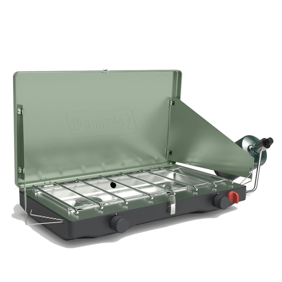 Cascade Classic 2-Burner Propane Stove - Moss Green