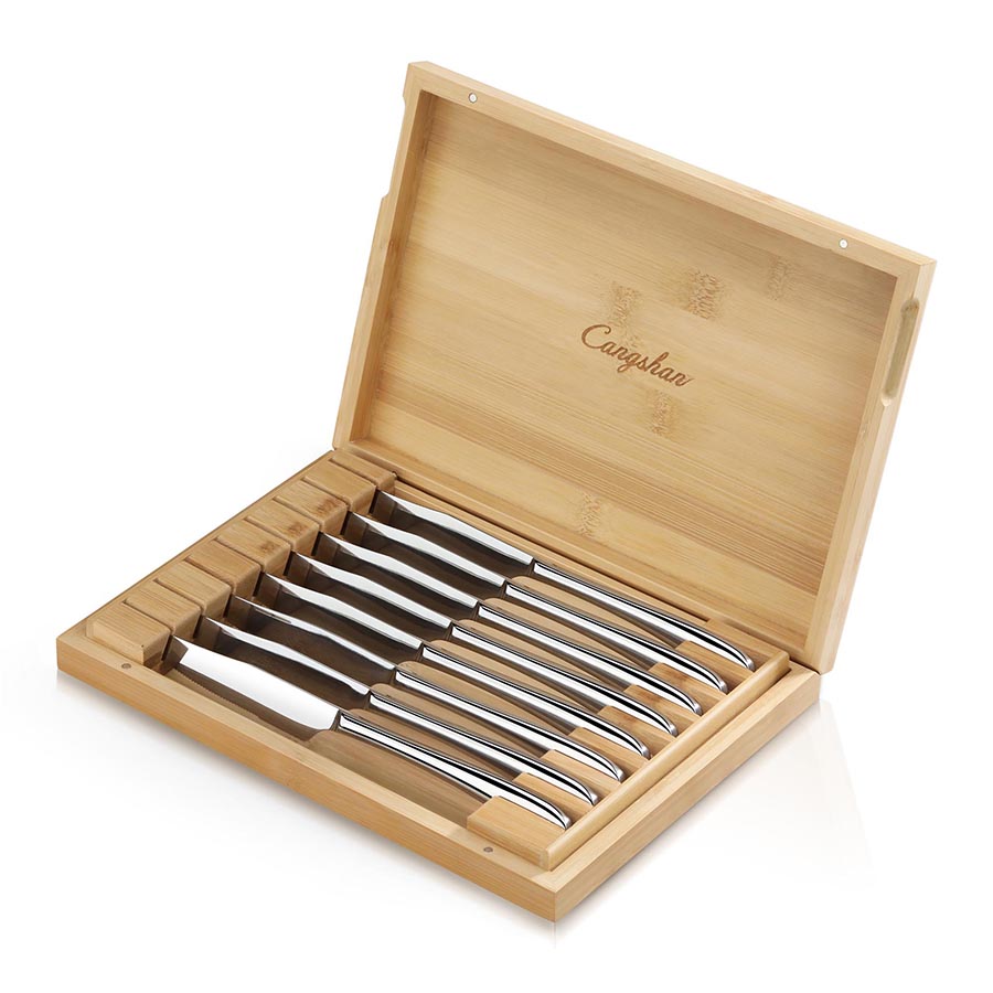 8 Piece Stainless Steak Set in Chest