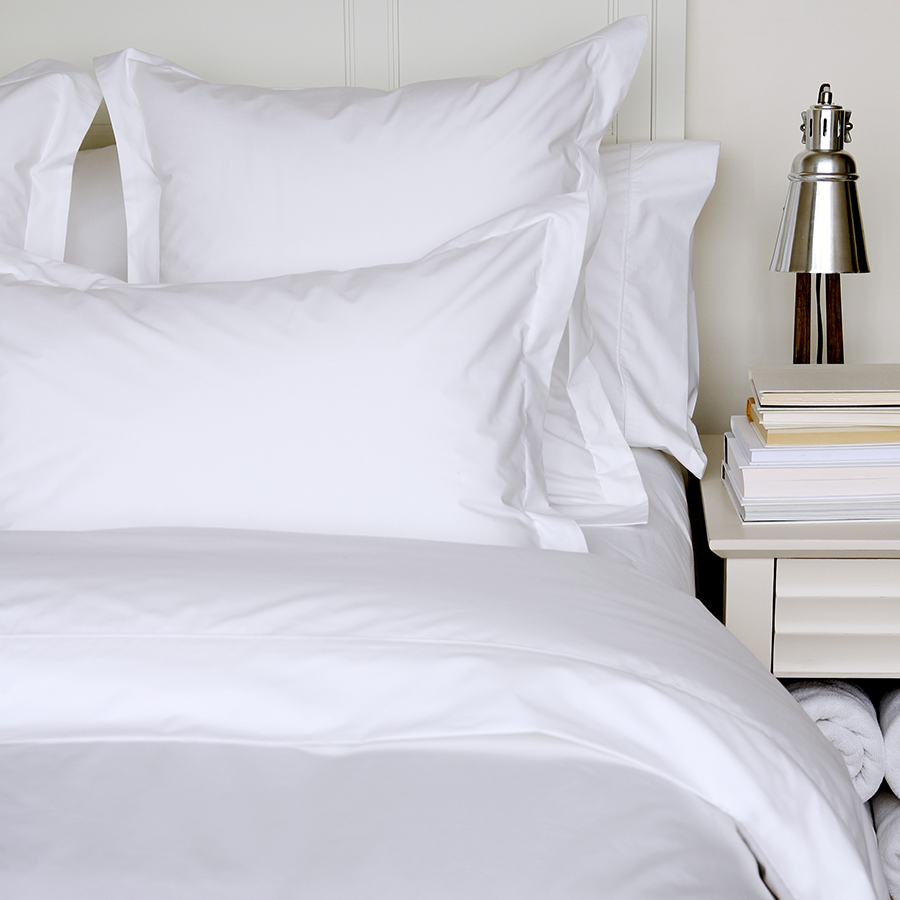 Impressions 500TC Cotton Bedding Set - White - Queen