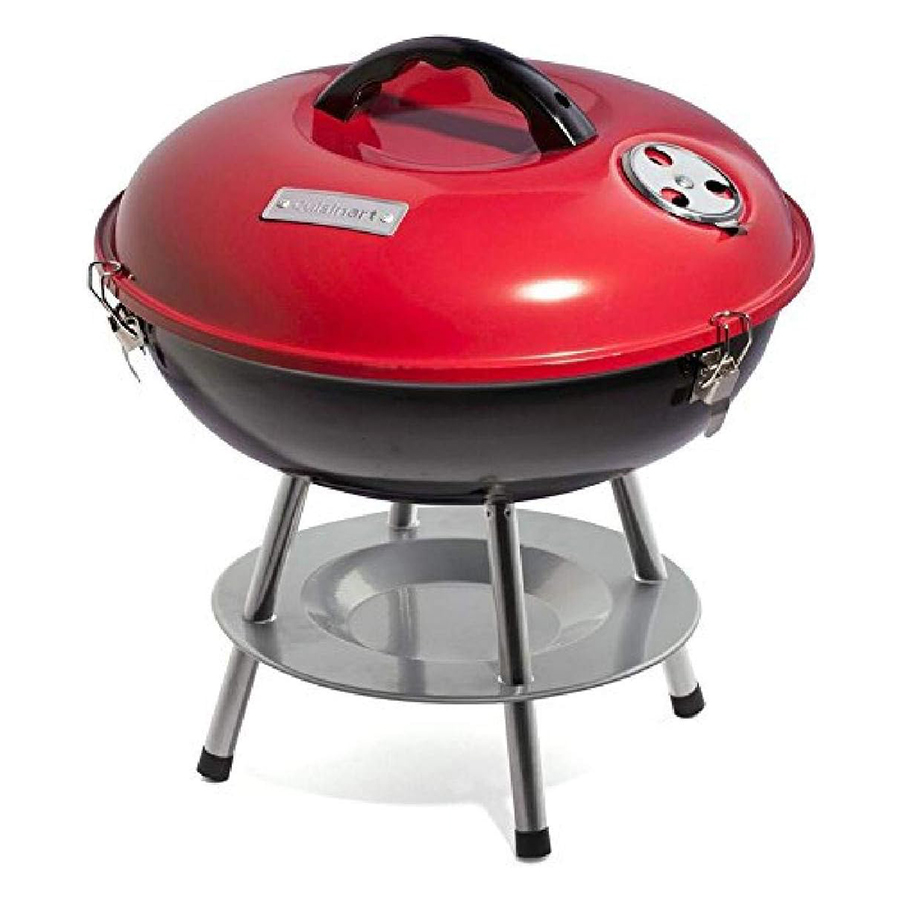Portable Charcoal Grill 14 inch - Red