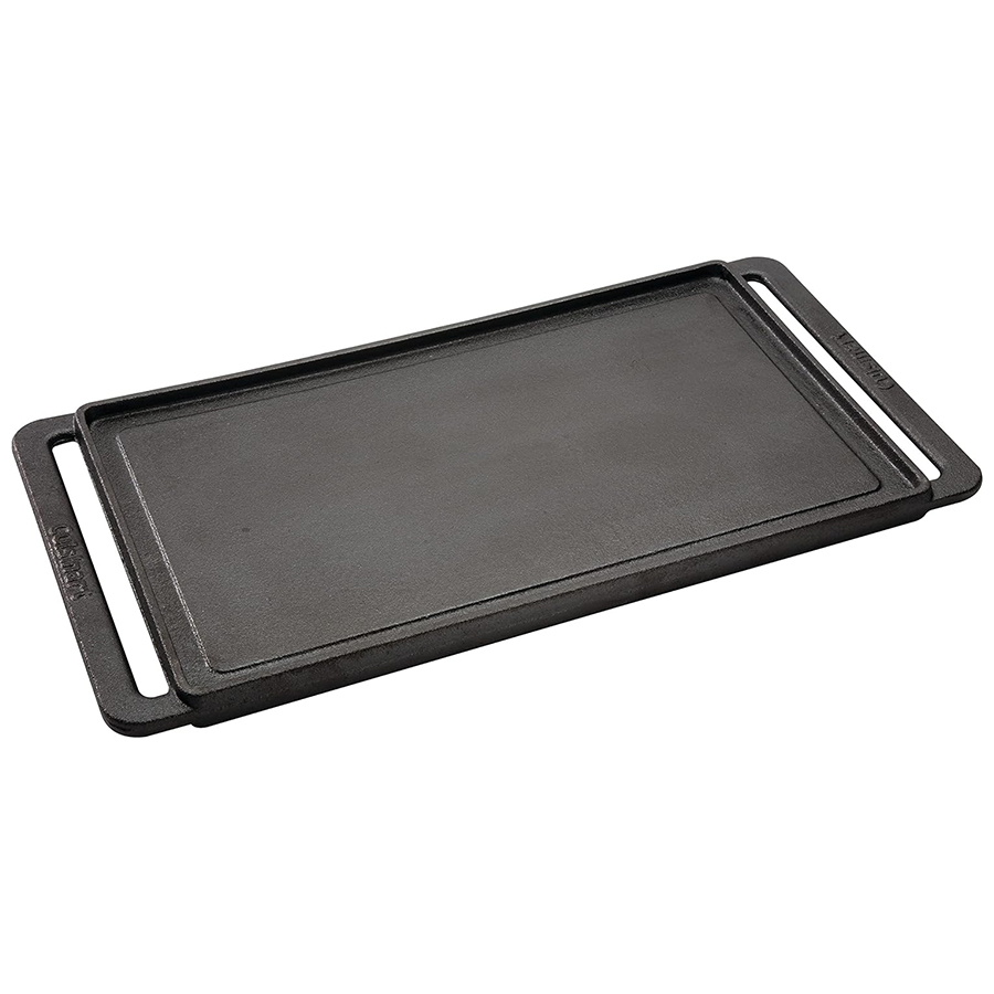 Reversible Cast Iron Grill/Griddle Plate