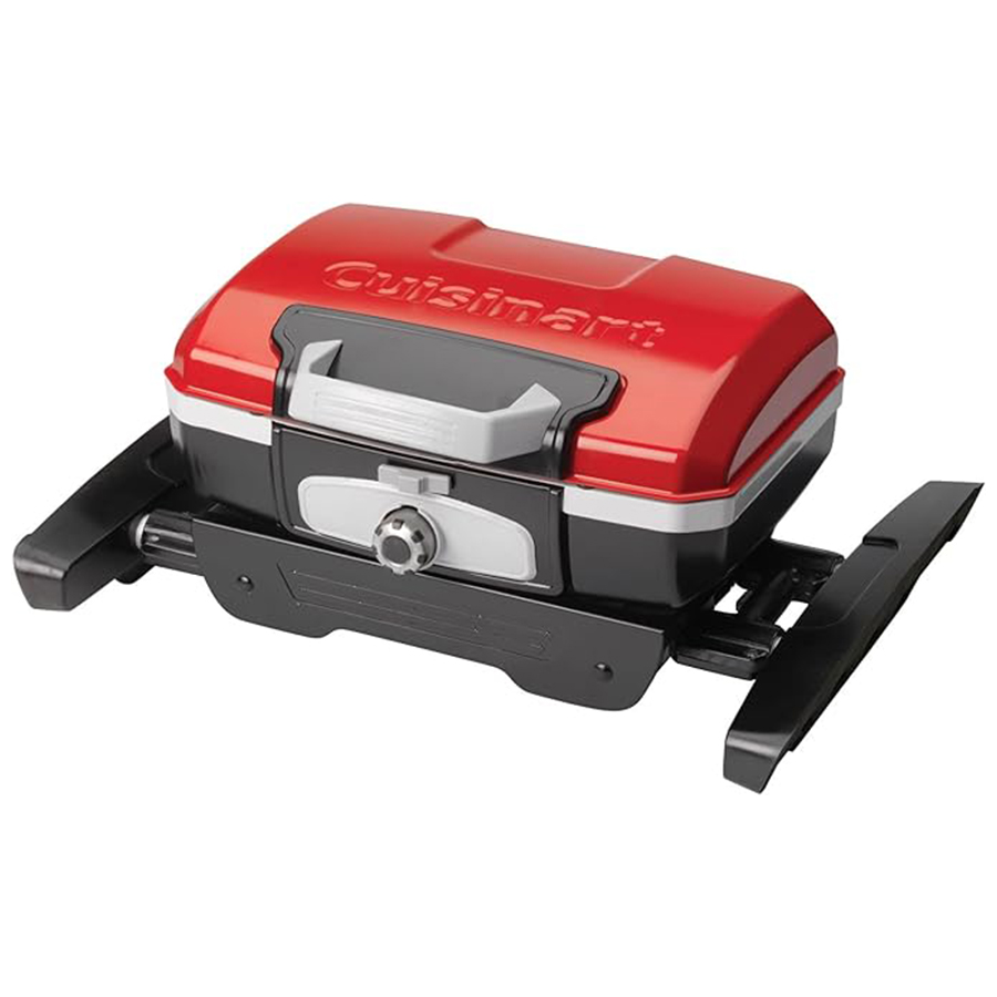 Petite Gourmet Portable Tabletop Gas Grill - Red