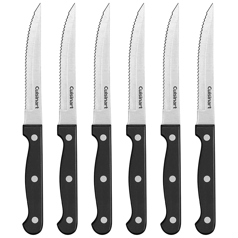 6 Piece Triple Rivet Steak Knife Set