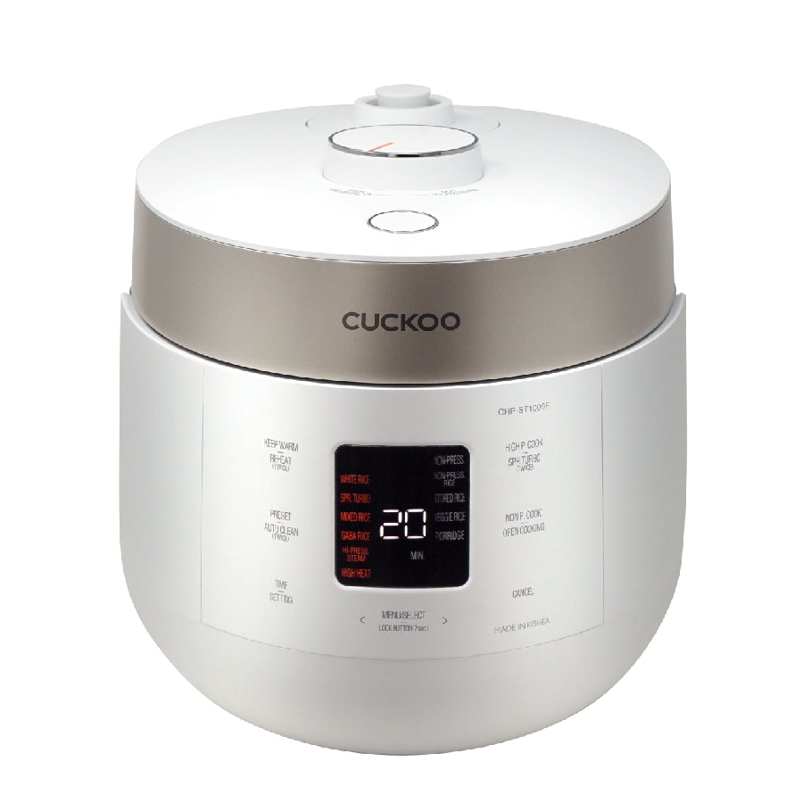 Cuiseur à riz double pression HP 10 tasses - Blanc