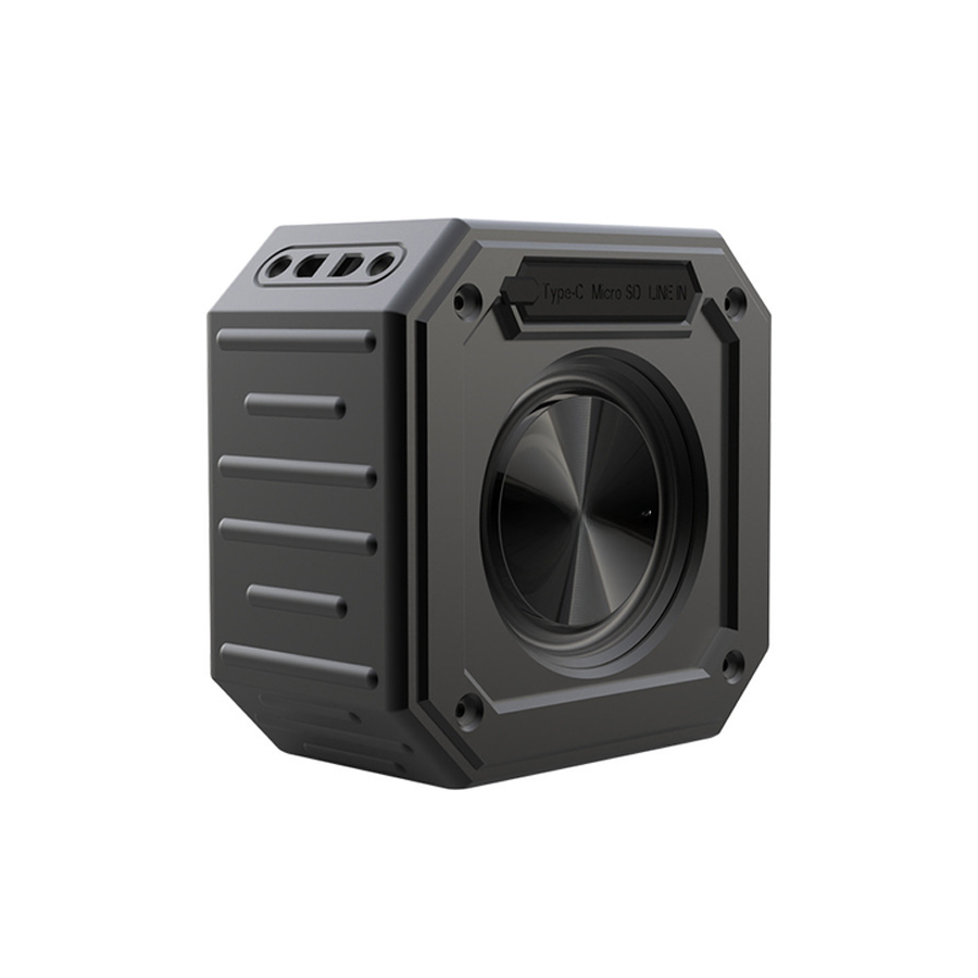 Waterproof Outdoor Portable Speaker with Strong Magnet - Black