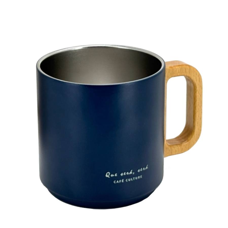 Café Culture Que Sera Sera Double Walled Mug