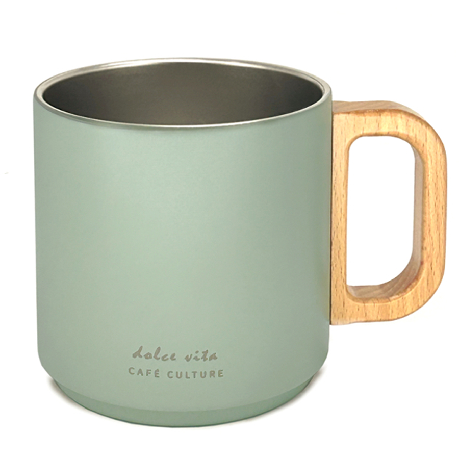 Mug Dolce Vita à double paroi - Sauge