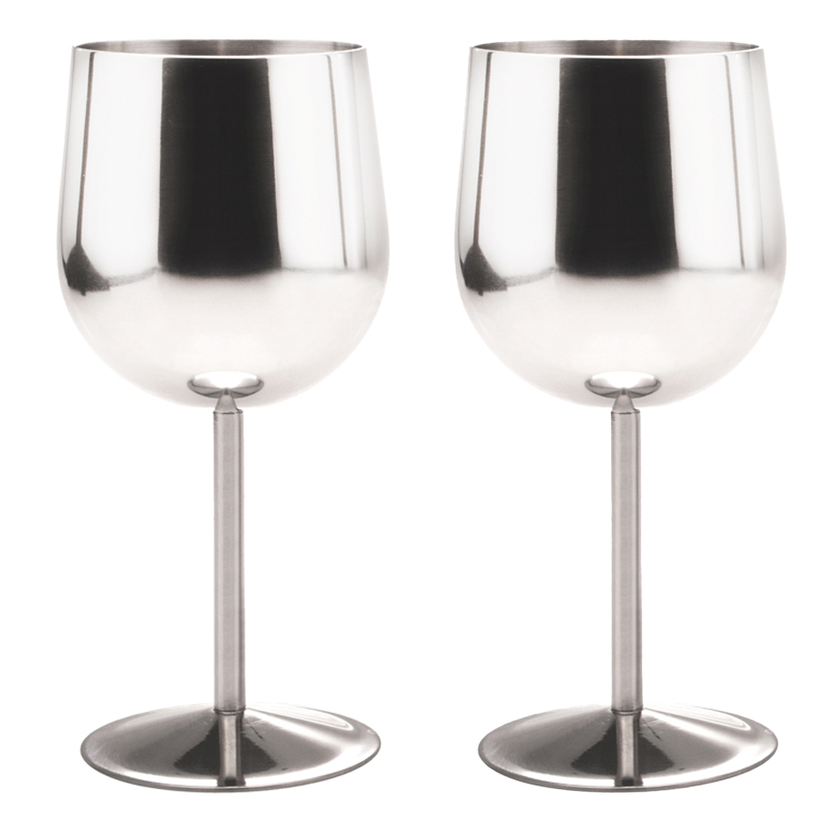 Stainless Steel Goblet - 300 ml - Set of 2