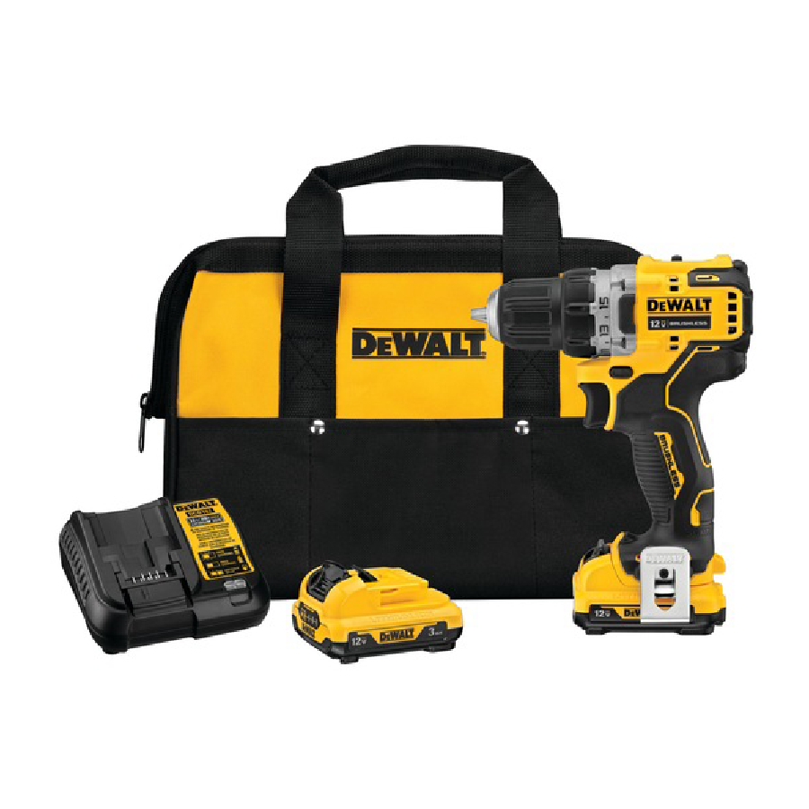 12V Max XCS Drill/Driver With 2 Batteries and Bag