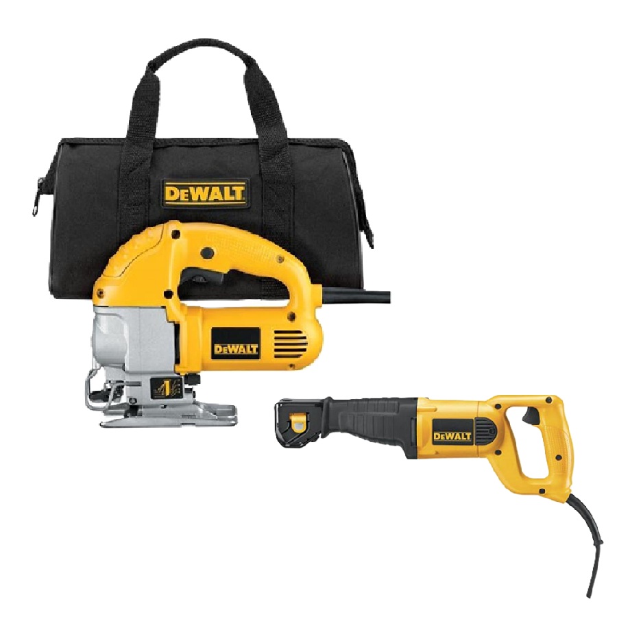 5.5 Amp Corded Compact Jig Saw, and 10.0 Amp Reciprocating Saw Set