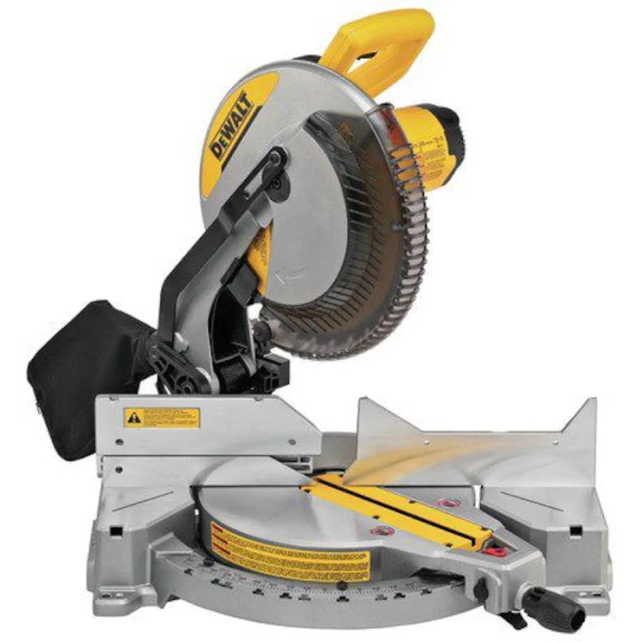 15 Amp Corded 12-inch Compound Single Bevel Miter Saw